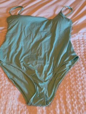 Andie One-Piece Swimsuit in Teal Green
